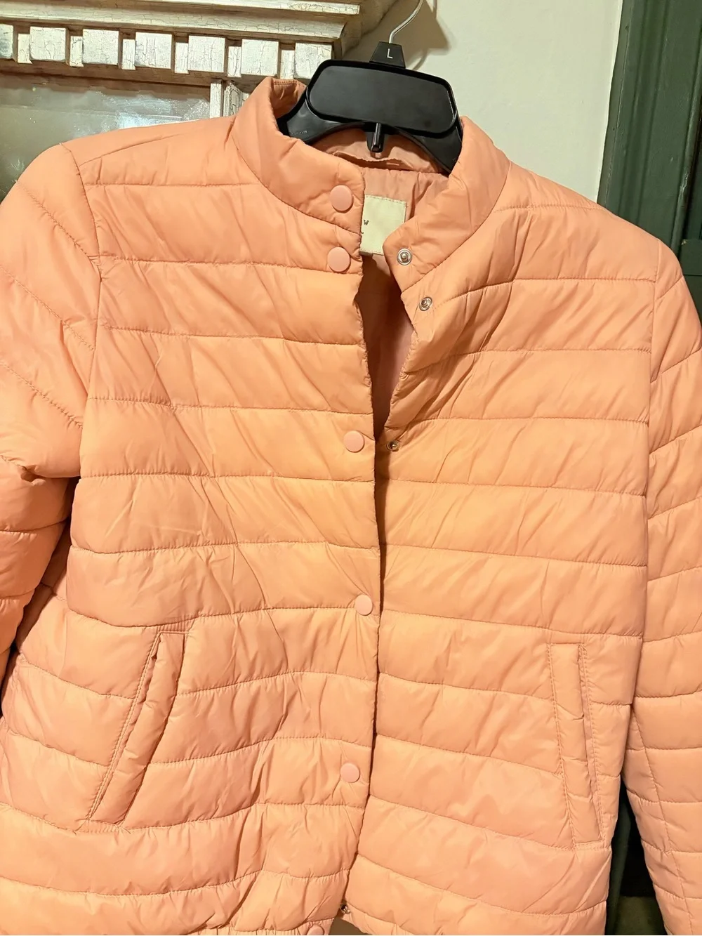 Lightweight Quilted Jacket in Light Pink
